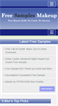Mobile Screenshot of freesamplesmakeup.com