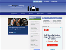 Tablet Screenshot of freesamplesmakeup.com